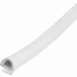 M-D BUILDING PRODUCTS White EPDM Rubber Foam Weatherstrip For Doors and Windows 17 ft. L X 0.25 in.