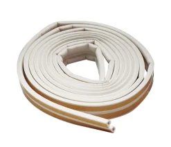 M-D BUILDING PRODUCTS White EPDM Rubber Foam Weather Stripping Tape For Doors and Windows 204 in. L