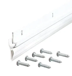 M-D BUILDING PRODUCTS White Aluminum Sweep For Doors 36 in. L X 1.38 in.