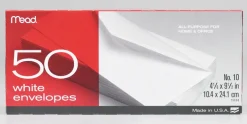 Mead 9.5 in. W x 4.12 in. L No. 10 Envelopes 50 pk