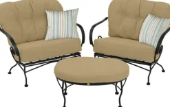 Meadowcraft 3450138-0305052 3 Piece Brantley Oasis Chat Set