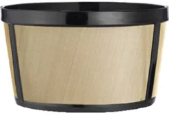 Medelco 12 cups Black/Gold Basket Coffee Filter 1 pk