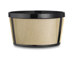Medelco 12 cups Black/Gold Basket Coffee Filter 1 pk