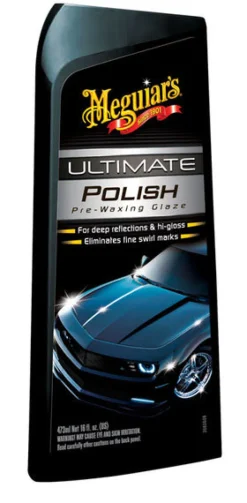 Meguiar's Ultimate Polish Pre-Waxing Glaze Auto Polish 16 oz. for Eliminating Fine Swirl Marks