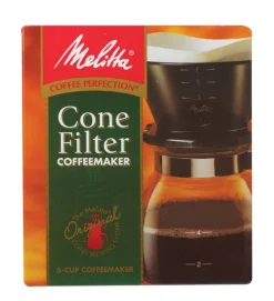 Melitta 6 cups Black Pour-Over Coffee Brewer