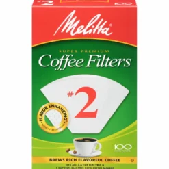 Melitta 6 cups White Cone Coffee Filter 100 pk