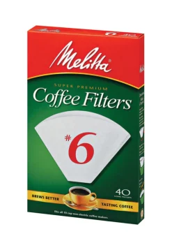 Melitta 10 cups White Cone Coffee Filter 40 pk
