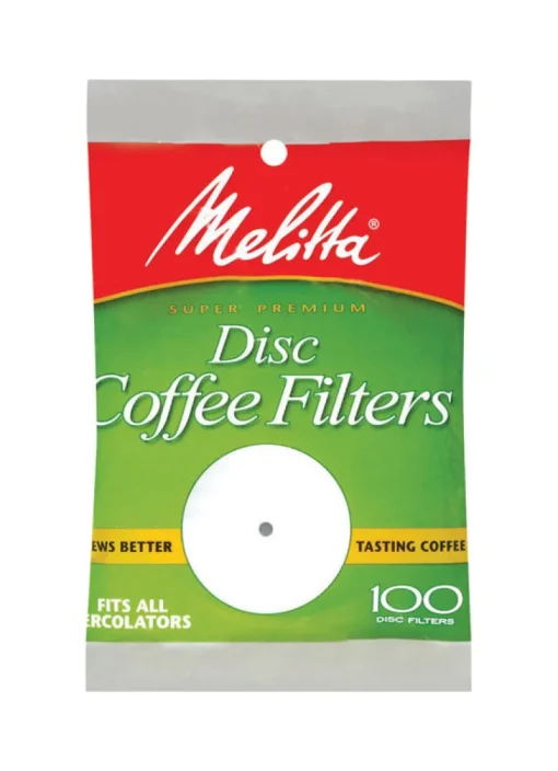 Melitta 6 cups White Disc Coffee Filter 100 pk