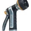 Melnor 7 Pattern Adjustable Multi-Pattern Metal Heavy-Duty Hose Nozzle