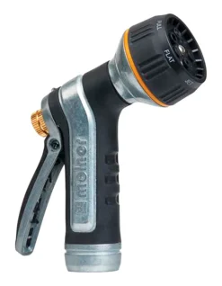 Melnor 7 Pattern Adjustable Multi-Pattern Metal Heavy-Duty Hose Nozzle