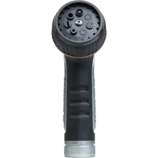 Melnor 7 Pattern Adjustable Multi-Pattern Metal Heavy-Duty Hose Nozzle