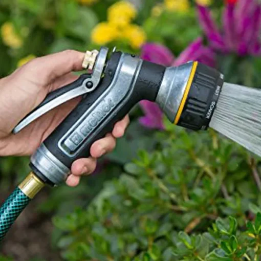 Melnor 7 Pattern Adjustable Multi-Pattern Metal Heavy-Duty Hose Nozzle