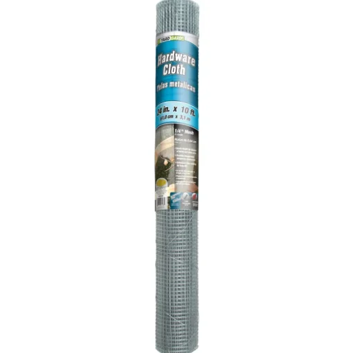 Metal Hardware Cloth Fence, 24-In. x 10-Ft.