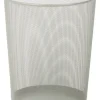 Metal Wastebasket, Silver Mesh, Round, 4.8-Gal.