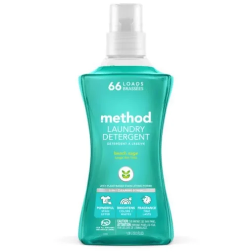 Method Beach Sage Scent Laundry Detergent Liquid 53.5 oz. 1 pk (Pack of 4)