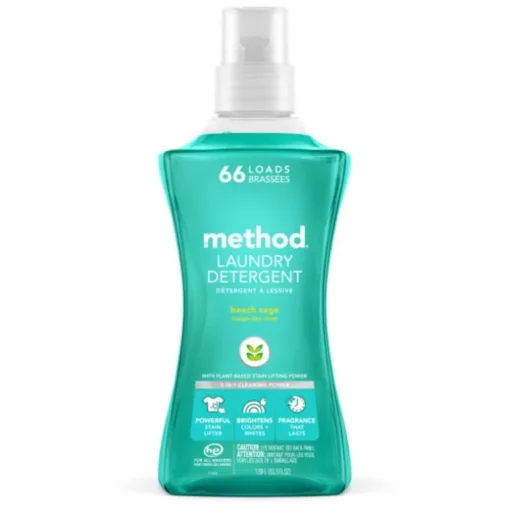 Method Beach Sage Scent Laundry Detergent Liquid 53.5 oz. 1 pk (Pack of 4)