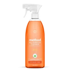 Method Clementine Scent Organic All Purpose Cleaner Liquid 28 oz. (Pack of 8)