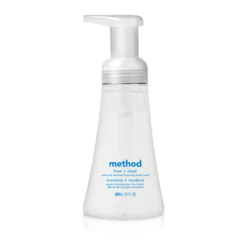 Method Free + Clear Scent Foaming Hand Wash 10 oz (Pack of 6)