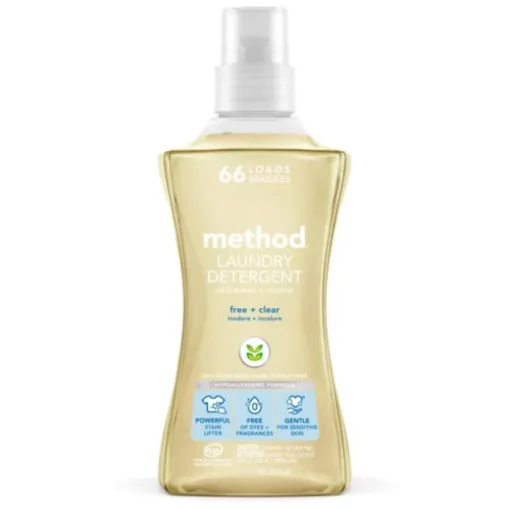 Method Free & Clear Scent Laundry Detergent Liquid 53.5 oz. 1 pk (Pack of 4)