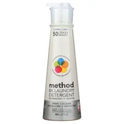 Method Free & Clear Scent Laundry Detergent Liquid 20 oz