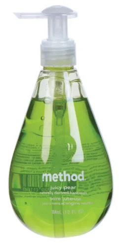 Method Juicy Pear Scent Gel Hand Wash 12 oz. (Pack of 6)