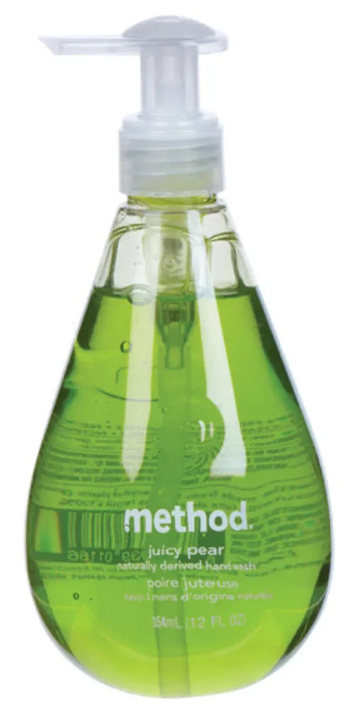 Method Juicy Pear Scent Gel Hand Wash 12 oz. (Pack of 6)