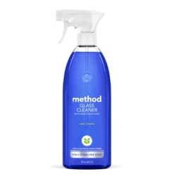 Method Mint Scent Organic Glass and Surface Cleaner Liquid 28 oz. (Pack of 8)
