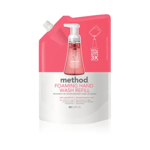 Method Pink Grapefruit Scent Foam Hand Soap Refill 28 oz (Pack of 6)