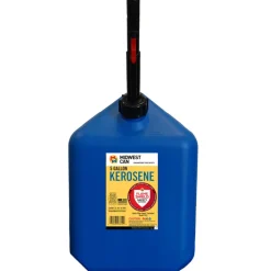 Midwest Can Quick Flow Spout HDPE Kerosene Can 5 gal