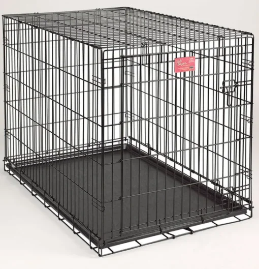 Mid-West Metal Pet Cage With Pan 48 In. X 30 In. X 33 In. Abs
