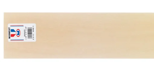 Midwest Products 4 in. W x 2 ft. L x 1/16 in. Basswood Sheet #2/BTR Premium Grade (Pack of 10)