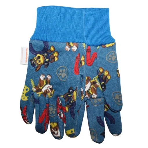 Midwest Quality Glove Nickelodeon Youth Cotton Blue Gloves (Pack of 6)