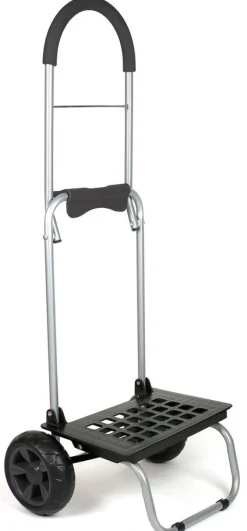 Mighty Max Personal Dolly Black 160 lbs. Capacity Honey Comb Toe Plate Oversized Dolly