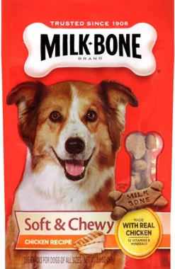 Milk Bone Soft and Chewy Chicken Flavor Biscuit For Dog 5.6 oz. (Pack of 10)