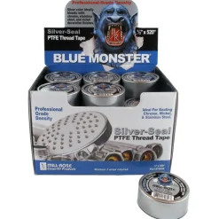 Mill Rose Blue Monster Silver 520 in. L x 1/2 in. W Thread Seal Tape (Pack of 30)