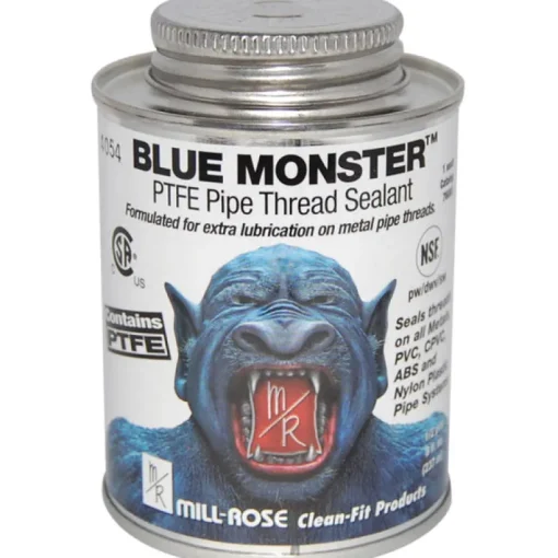 Mill Rose Blue Monster White Pipe Thread Sealant 4 oz
