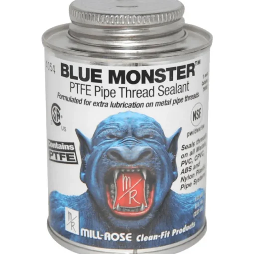 Mill Rose Blue Monster White Pipe Thread Sealant 8 oz