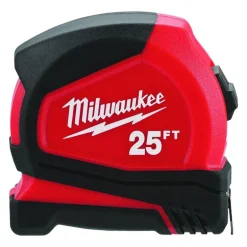 Milwaukee 25 ft. L X 1.65 in. W Compact Tape Measure 1 pk