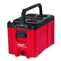 Milwaukee PACKOUT 16.2 in. Compact Tool Box 10 in. W x 13 in. H Black/Red