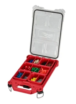 Milwaukee PACKOUT 16.4 in. L x 9.7 in. W x 2.5 in. H Storage Organizer Impact-Resistant Poly 5 compartments