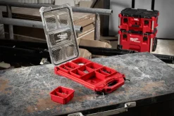 Milwaukee PACKOUT 16.4 in. L x 9.7 in. W x 2.5 in. H Storage Organizer Impact-Resistant Poly 5 compartments