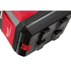 Milwaukee PACKOUT 11 in. W x 13 in. H Ballistic Polyester Tool Tote 28 pocket Black/Red 1 pc.