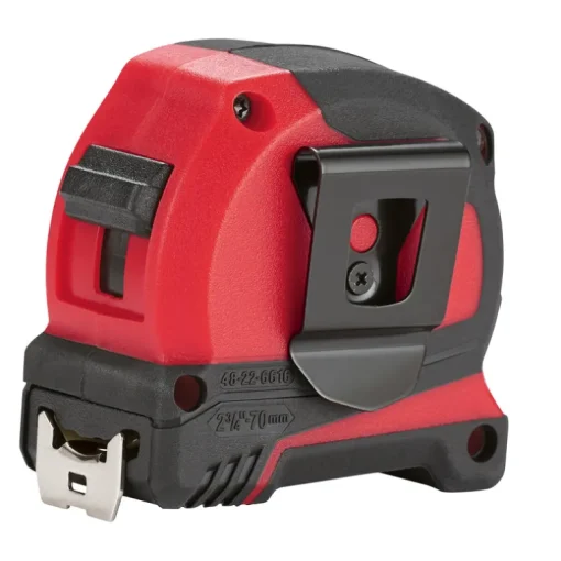 Milwaukee Black/Red Plastic SAE Compact Tape Measure 16 L ft. x 1.6 W in.