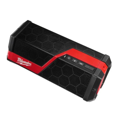 Milwaukee M18/M12 18 V Black AC/DC Adapter Wireless Bluetooth Weather Resistant Jobsite Speaker