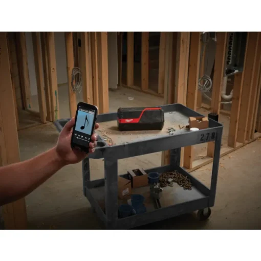 Milwaukee M18/M12 18 V Black AC/DC Adapter Wireless Bluetooth Weather Resistant Jobsite Speaker