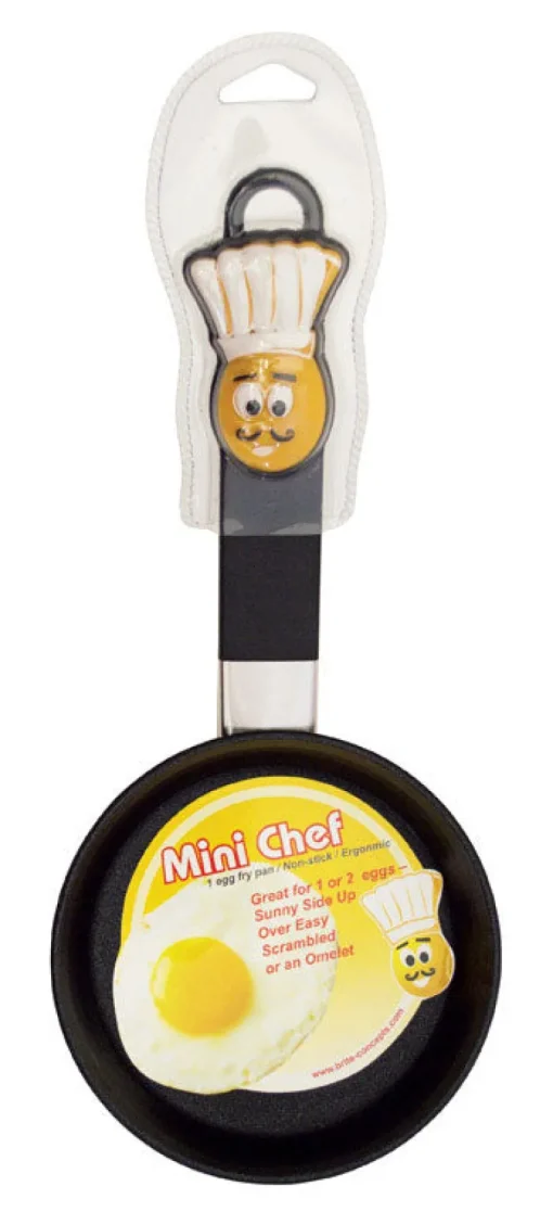 Mini Chef Cast Iron Mini Fry Pan 4 in. Black (Pack of 9)