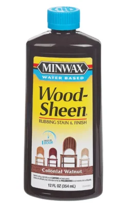 Minwax 30443 12 Oz Colonial Walnut Water Based WoodSheen Wood Stain (Case of 6)