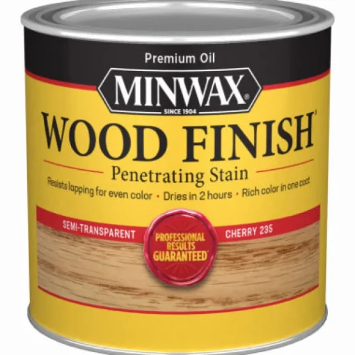 Minwax 22350 1/2 Pint Cherry Wood Finish® Interior Wood Stain (Pack of 4)