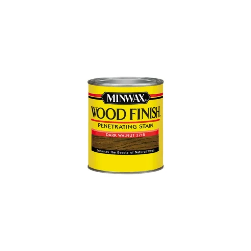 Minwax 22716 1/2 Pint Dark Walnut Wood Finish® Interior Wood Stain (Pack of 4)