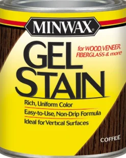 Minwax Coffee Transparent Low Luster Oil-Based Gel Stain 0.5 pt. (Pack of 4)